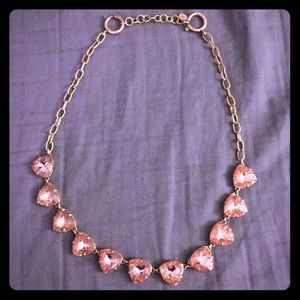 Beautiful pink jeweled Stella & Dot necklace